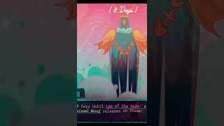 Lap of the Gods: A Visual Novel releases on Steam in 8 days! #game #indiegame #story