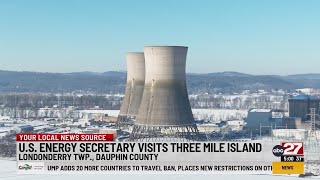 U.s. Energy Secretary Visits Site Of Pennsylvania Nuclear Plant Restart