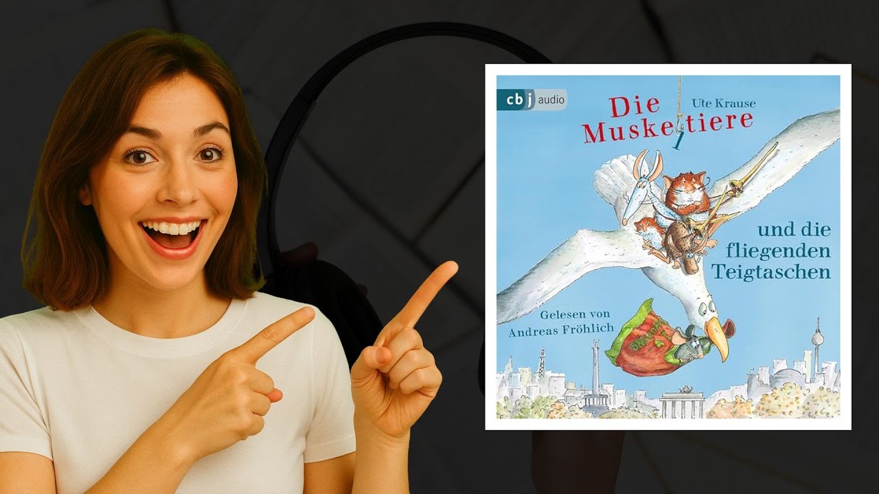 Die Muskeltiere und die Fliegenden Teigtaschen – Ute Krause Hörbuch Abenteuer 🐹✈️