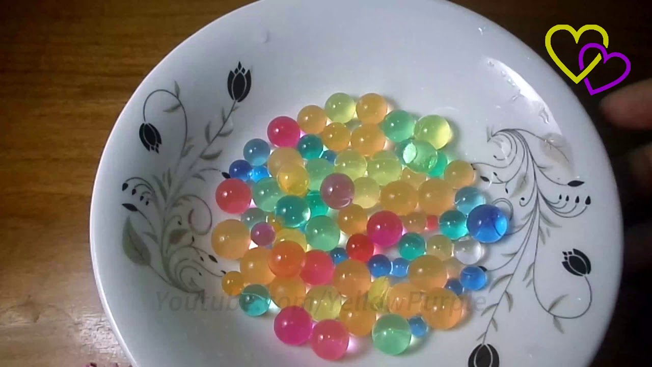 Magic Growing Color Water Gel Balls YouTube