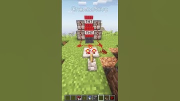 Minecraft Redstone TNT Cannon 💣 Easy Tutorial