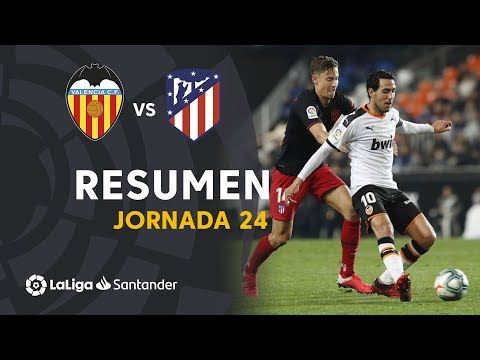 Resumen de Valencia CF vs Atlético de Madrid (2-2)