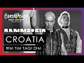 Rim tim tagi dim  rammstein cover  eurovision 2024 croatia  final  baby lasagna  metal version