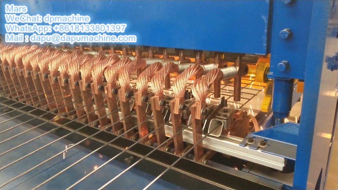 Anti climb fence mesh welding machine for bigger hole size