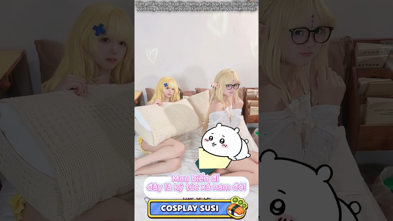phòng KTX nam sẽ như thế nào...ủa khoan #cosplay #anime