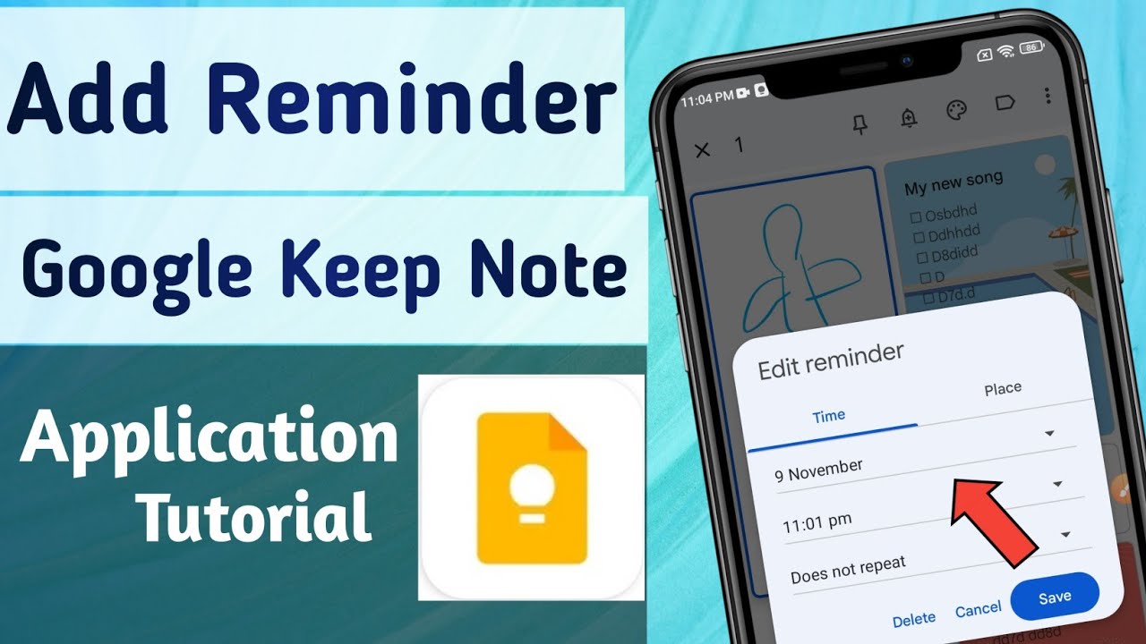 How To Add Reminder In Google Keep Notes App YouTube How To Add Reminder In Google Keep Notes App YouTube