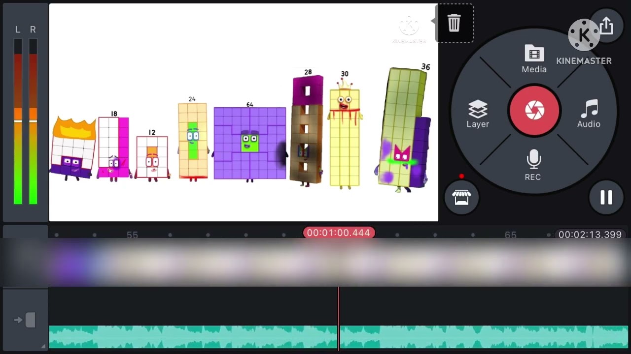 {WORK IN PROGRESS} Dumb ways to die: Numberblock fixture(my idea)