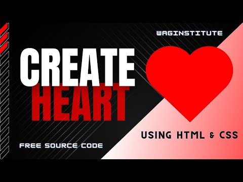 Creating a HEART ❤ using CSS | HTML & CSS | CSS Tutorial | Coding 🔥