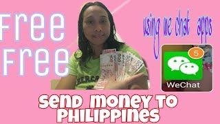 Sending money  to Philippines  ,using we chat  apps,tutorial screenshot 5