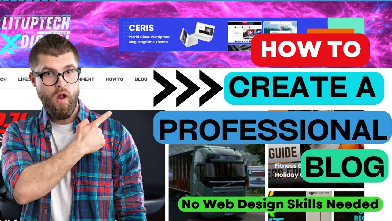 How to a create Professional Blog 2022 | Made Easy!!!