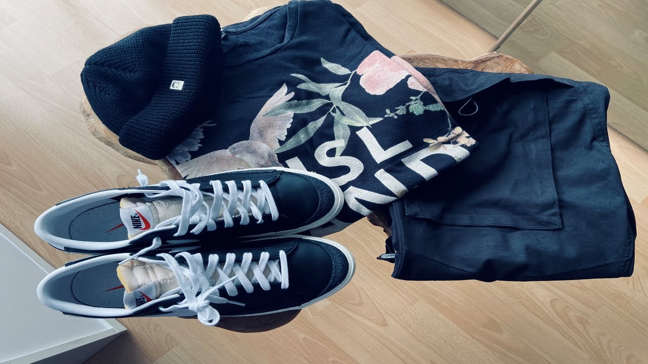 nike blazer vintage on feet