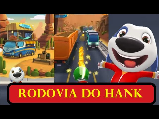 Talking Tom: Corrida do Ouro (Gold Run) - RODOVIA DO HANK - Game/Jogo  (parte 4) 