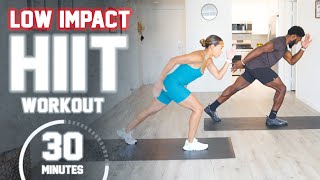 30 Minute Low Impact HIIT Workout [NO Jumping \/\/NO Equipment]