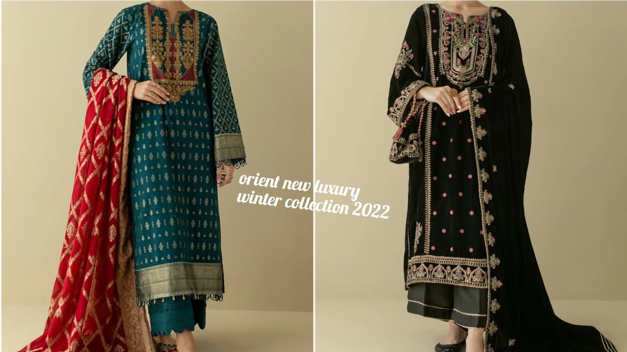 orient new unstitched luxury collection 2022 / orient new velvet & jacquard collection 2022