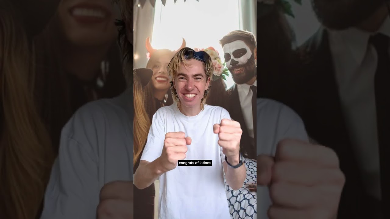 Remy the French student at a Halloween party