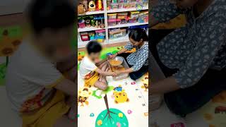 Scooping & Pouring Sensory Play Activity for Brain Development 🧠✨ #shorts #sensoryplay #shortsfeed