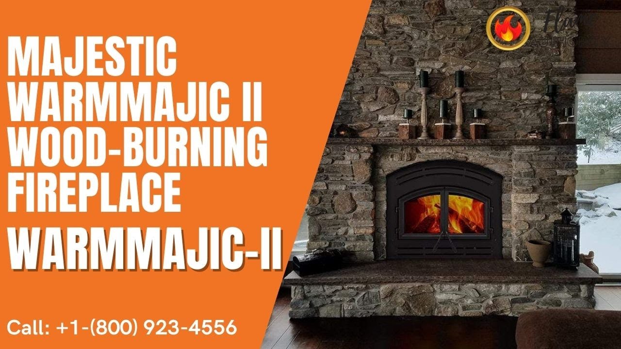 Majestic WarmMajic II Wood-Burning Fireplace WARMMAJIC-II - YouTube