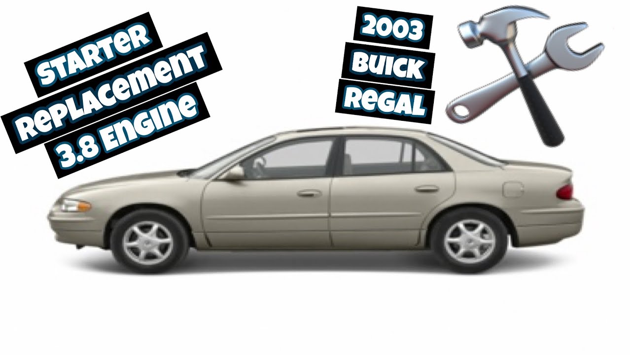 How To Replace Starter 2003 Buick Regal Youtube