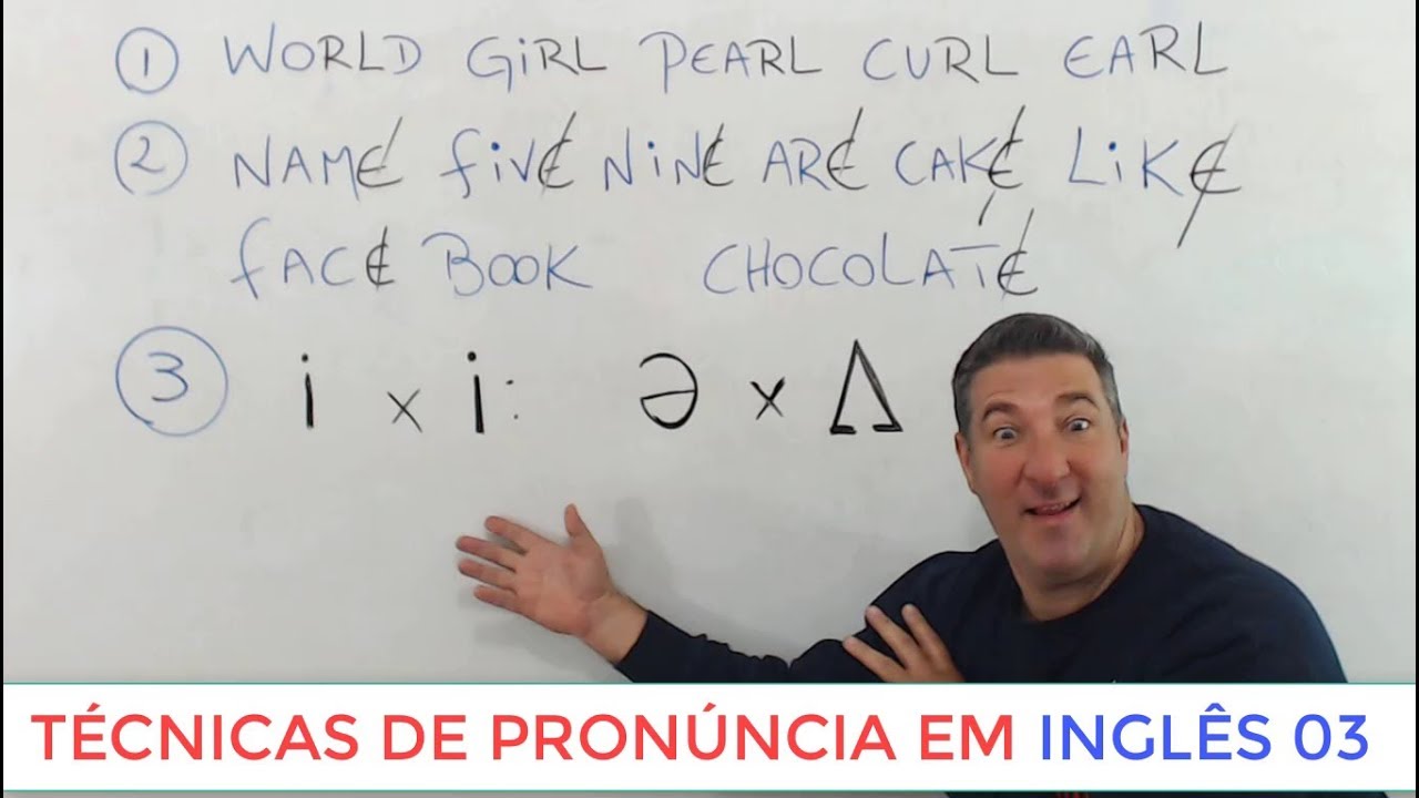 MELHORE SUA PRONÚNCIA EM INGLÊS COM ESSA AULA 