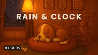 Gentle Rain & Tick Tock Clock | Relaxing Sounds for Anxious Dogs screenshot 3