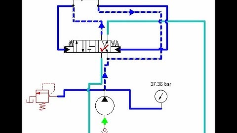 Step by step recorded video of aumation studio for a hydraulic Circuit