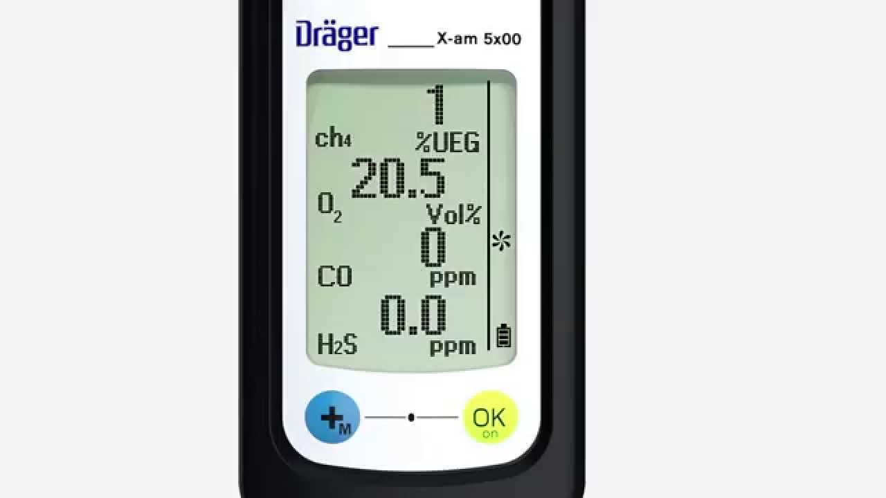 Dräger X-am 2500 Gas-Warngerät - Gas-Messgerät für Ex, O2