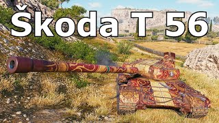 World of Tanks Škoda T 56 - 4 Kills 8,6K Damage