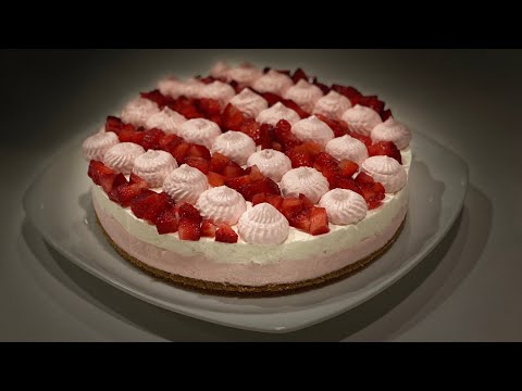 Video: Torta Alla Vaniglia Con Fragole