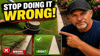 Stop Trimming Wrong | Achieve Perfect Lawn Edges Like This!
