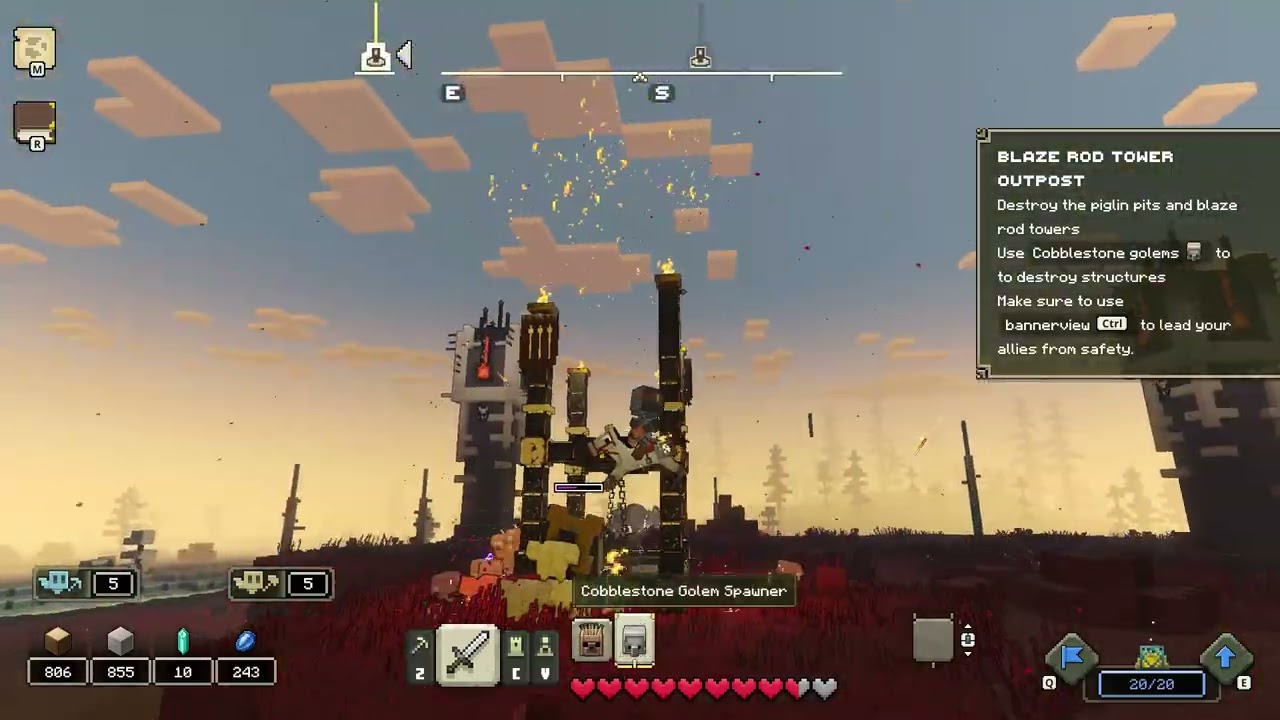 PIGLINS vs ME - Minecraft Legends - Part 3 - Stories Mode