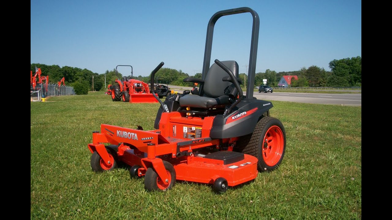 Kubota ZG127S-54 Zero Turn Mower - YouTube