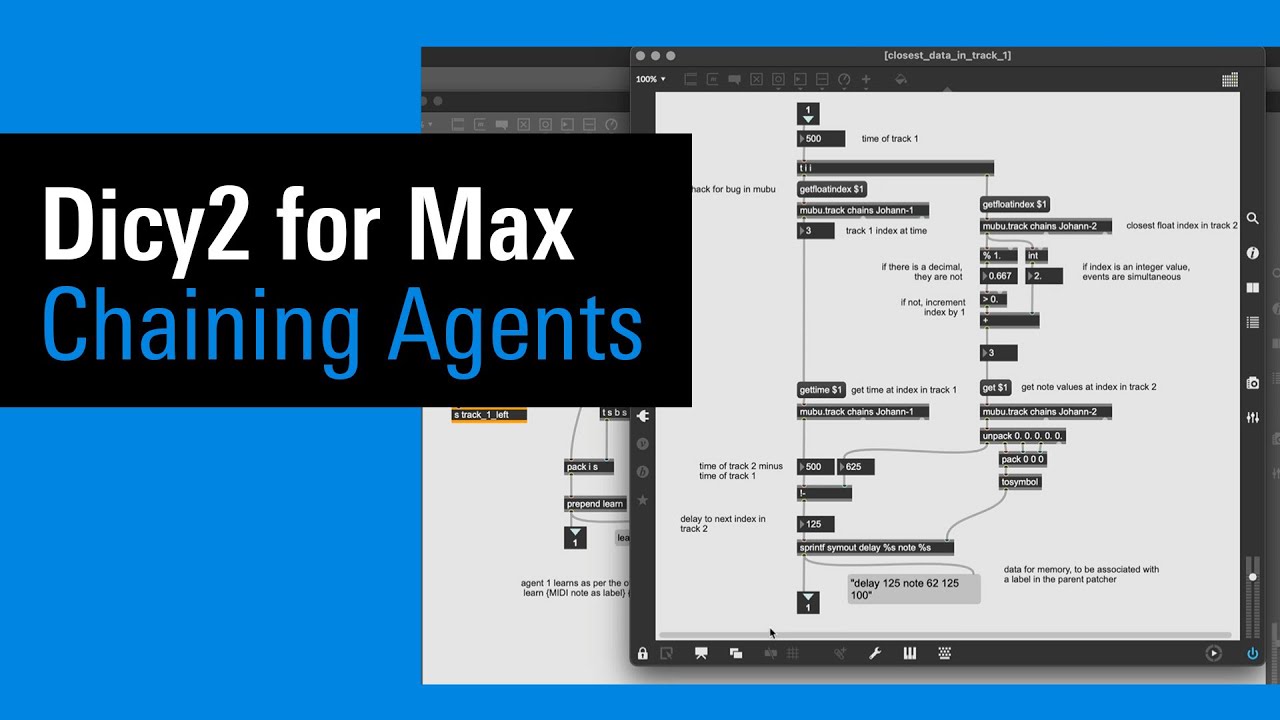 Watch IRCAM Tutorials / Dicy2 for Max: Chaining Agents on YouTube Watch IRCAM Tutorials / Dicy2 for Max: Chaining Agents on YouTube