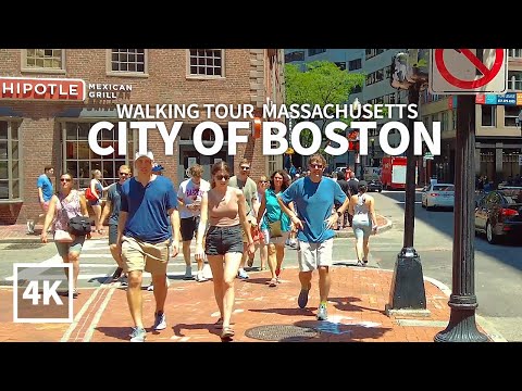 [Full Version] BOSTON TRAVEL - Walking Tour Downtown, Boston Common, Quincy Market, Massachusetts