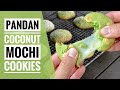 EASY Mochi Cookie Recipe (PANDAN COCONUT)