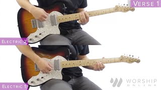 Only King Forever - Elevation Worship - Electric & Acoustic Guitar Tutorial