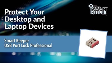 Best-in-Class USB Port Lock to Block Access to Unused  USB Ports w/Smart Keeper World Locks  & Keys