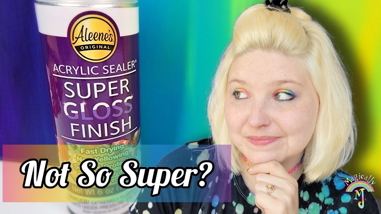 Art Product Review - Aleene's Super Gloss Spray Finish 