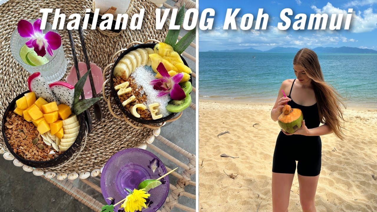Ankunft auf Koh Samui | Unterkunft, Food HAUL & viel leckeres Essen 😋