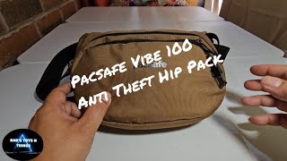 Pacsafe Vibe 100, anti theft hip pack review