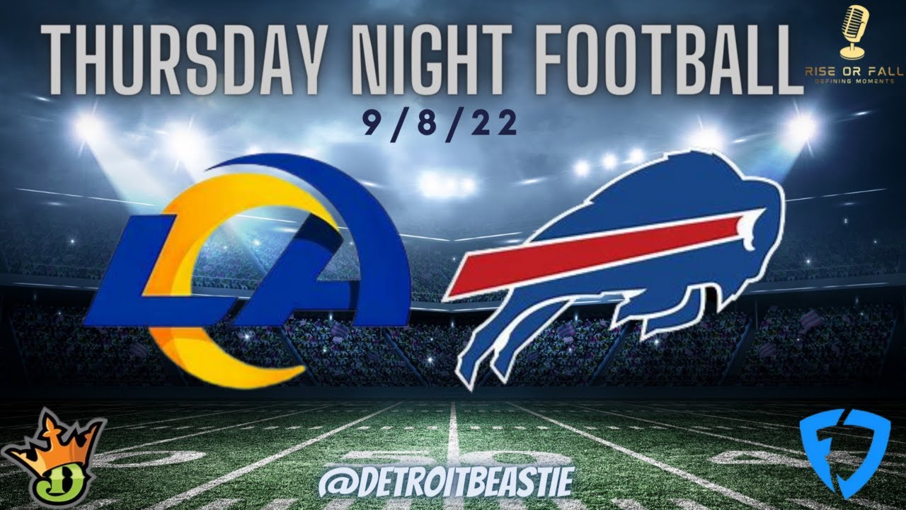 Week 1 Thursday Night Football DraftKings Picks TNF Bills Rams NFL