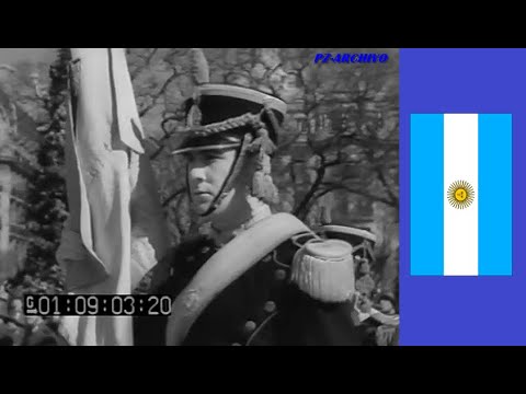 Video: Celebrando El Día Del Recuerdo Del General San Martín En Argentina