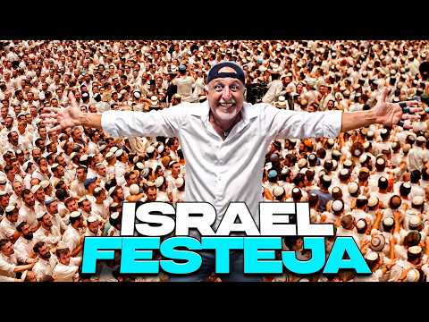 ¡Increíble! Así bailan y celebran la Torá en el corazón de Israel