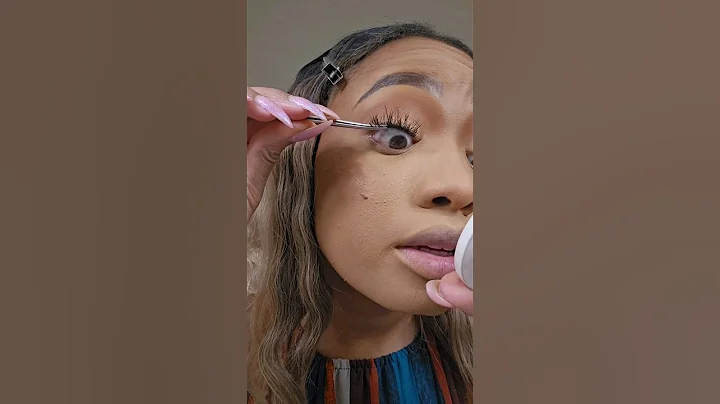How to: Apply lashes  underneath beginner friendly! #shorts #lashes