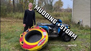 Tubing In A Storm To Much Mud