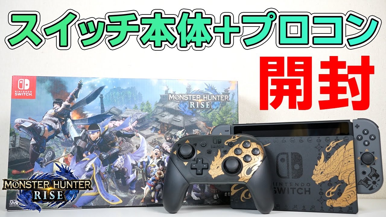 大幅値下げランキング Nintendo SWITCH モンスターハンターライズ 限定 本体 プロコン