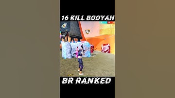 BR RANKED 🔥 16 KILLS BOOYAH! 😱 #shorts