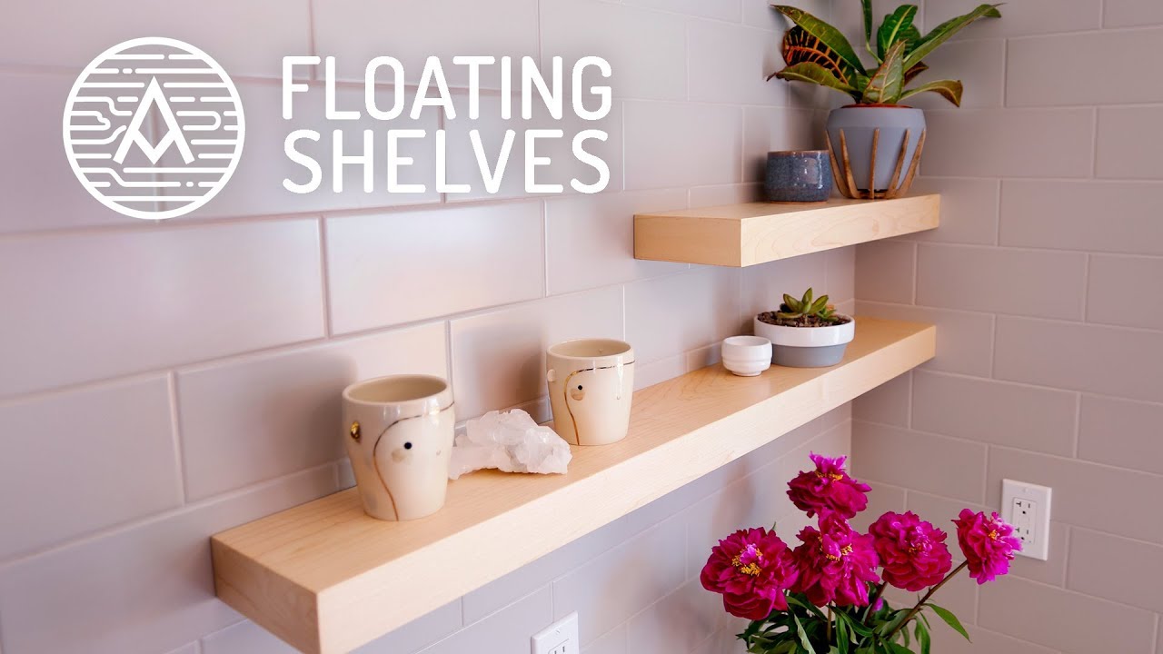 How Make Modern Floating Shelves You, Maple Floating Shelves