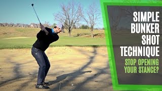 Simple Way to Play Bunker Shots | Don't Open Your Stance screenshot 5