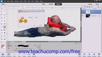 Photoshop Elements 12 Tutorial Defringing Layers Adobe Training Lesson 14.12