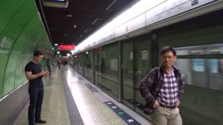 不載客列車M-Train(車頭A193至車尾A242) 駛經炮台山站